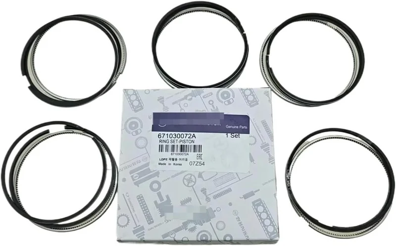 Кільця поршневі комплект на 1 циліндр 665030052A SsangYong 665030052A