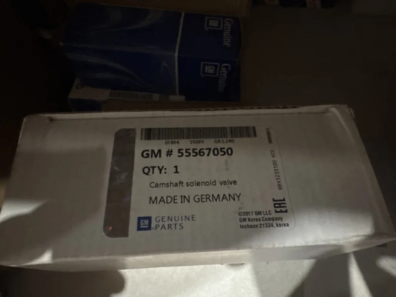 GM клапан електромагнітний положення (фаз) розподільного валу 55567050 Chevrolet 55567050