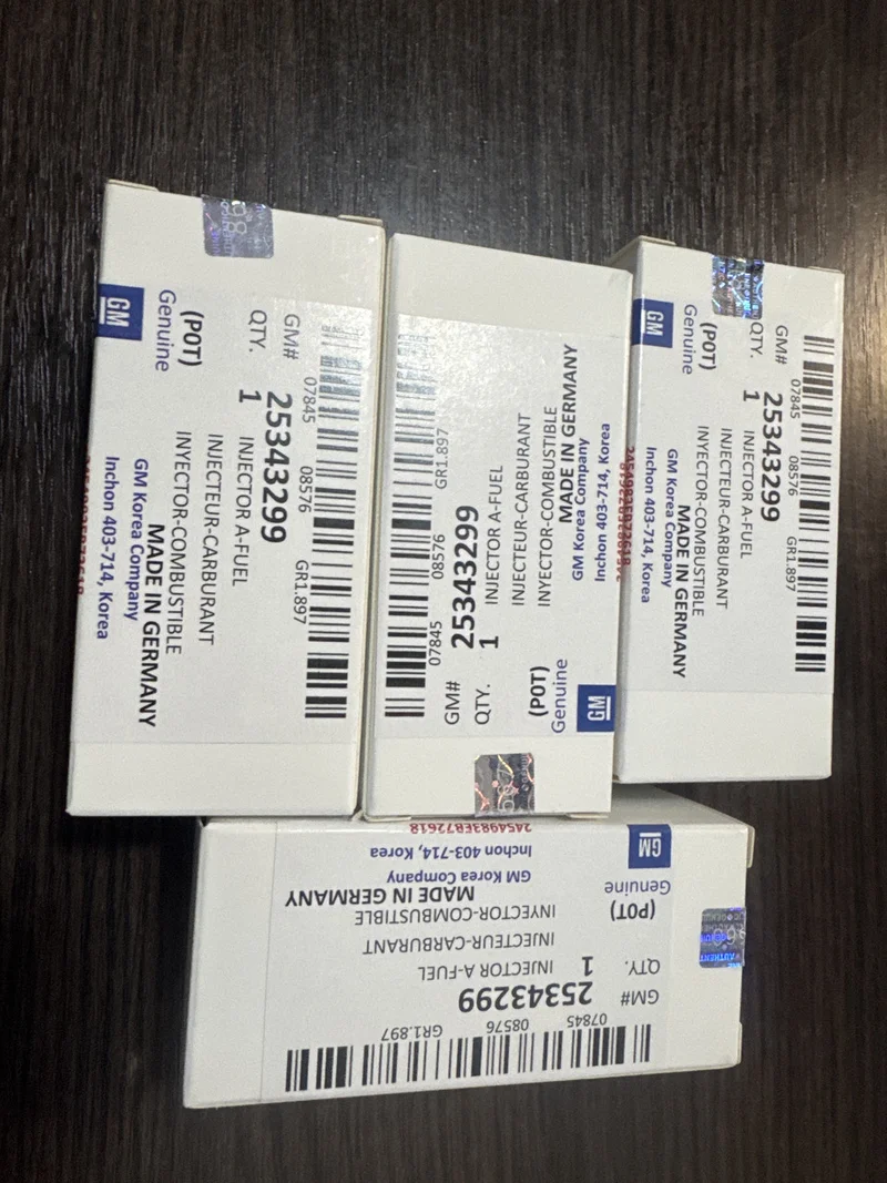 Нова форсунка впорскування палива 25313846 Chevrolet 25313846