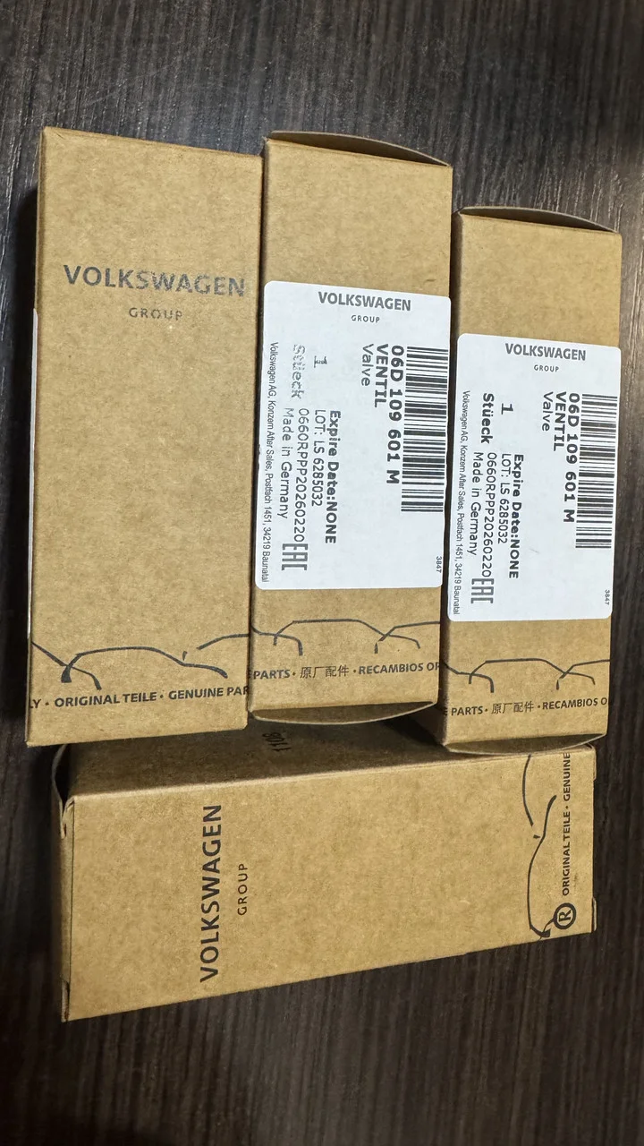 Клапан впускний VAG 06D109601M / 06E109601E 2.0 FSI / TFSI, новий оригінал Audi 06D109601M