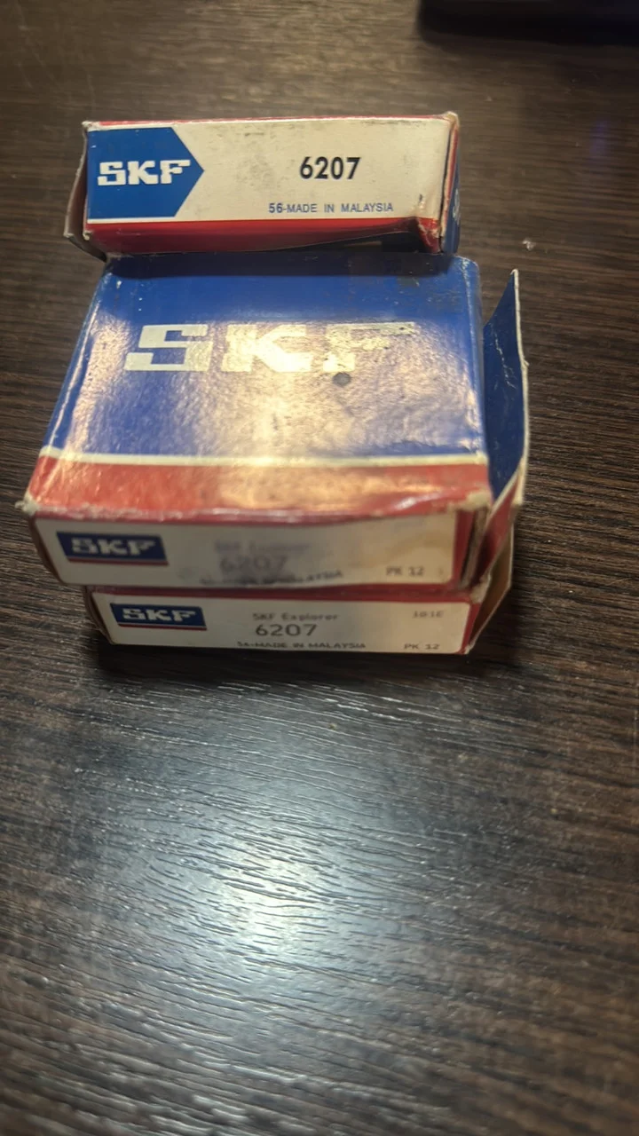 Підшипник SKF 6207 кульковий відкритий 35х72х17 мм (207) SKF 6207-SKF