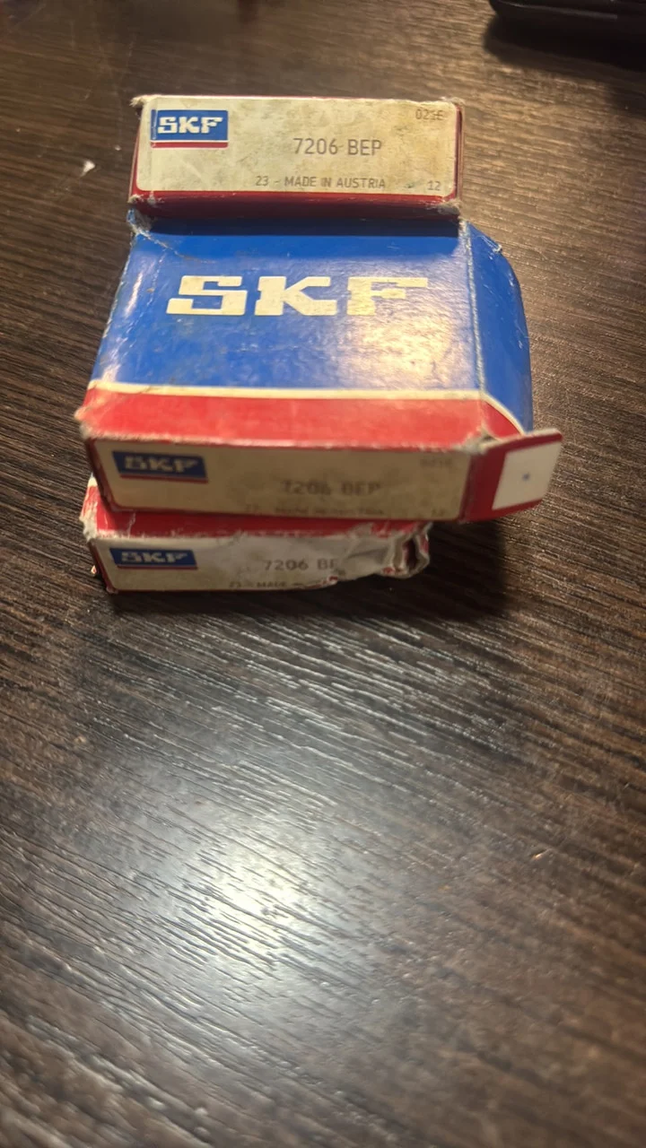 Підшипник SKF 7206 BEP радіально-упорний кульковий 30х62х16 мм (66206) SKF 7206BEP